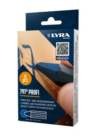 Lyra Merkkrijt Profi 797 Blauw - 12 st