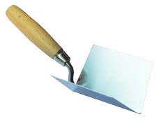 Schwan Hoektruweel Binnenhoek Rvs 11x7,5x7,5cm