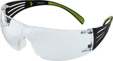 3M SecureFit SF401AF – heldere lens, zwarte/groene veren; foto volgens EAN 4054596052758