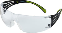 3M SecureFit SF401AF – heldere lens, zwarte/groene veren; foto volgens EAN 4054596052758