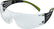 3M SecureFit SF401AF – heldere lens, zwarte/groene veren; foto volgens EAN 4054596052758