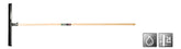 VLOERWISSER 450MM NATUUR ZWART M/ST 1,5M