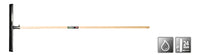 VLOERWISSER 450MM NATUUR ZWART M/ST 1,5M