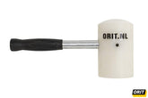Orit nylon stratenmakershamer 1200 gram met stalen steel en veiligheidsgrip