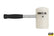 Orit nylon stratenmakershamer 1200 gram met stalen steel en veiligheidsgrip
