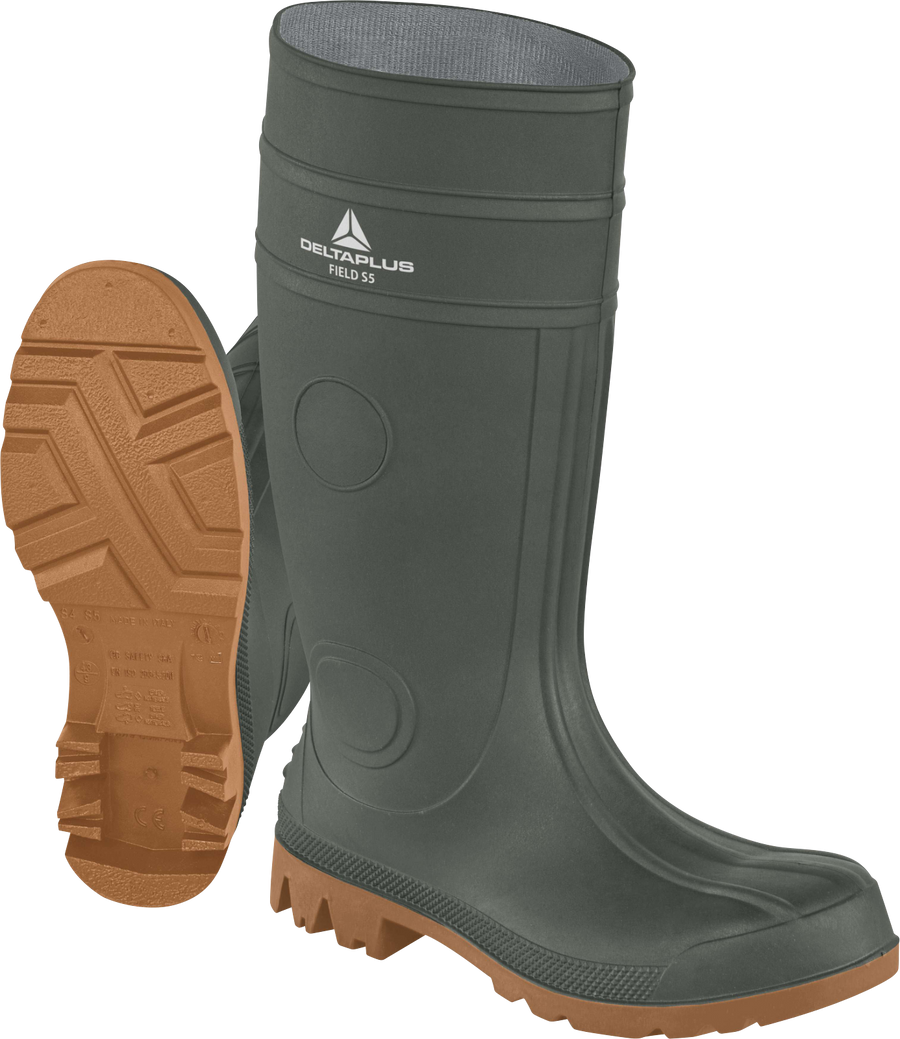 Delta Plus FIELD S5 SRA veiligheidslaars khaki-beige met zoolprofiel