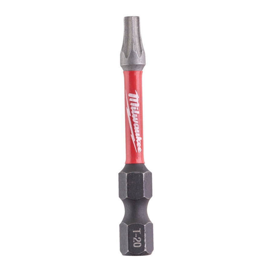 Milwaukee SHOCKWAVE TX20 50 mm schroefbit – productdetail van de 10-delige verpakking 4932430877