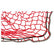 Konvox Aanhangwagennet Rood 1,5x2m