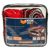 Konvox aanhangwagennet rood 1,5 x 2 m
