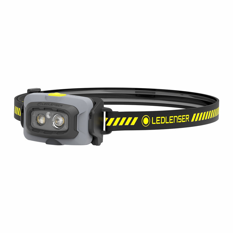Ledlenser HF4R Work 502793 hoofdlamp met zwart-gele hoofdband