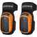 Procera KNEESHELL kniebeschermers – gel – zwart/oranje – 1 paar — witte achtergrond