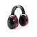Procera New Silent NS-3 gehoorkap – SNR 34 dB – zwart/rood — witte achtergrond
