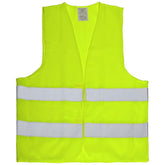 Procera PROKAM reflectievest fluo geel met twee reflecterende banden – vooraanzicht