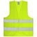 Procera PROKAM reflectievest fluo geel met twee reflecterende banden – vooraanzicht